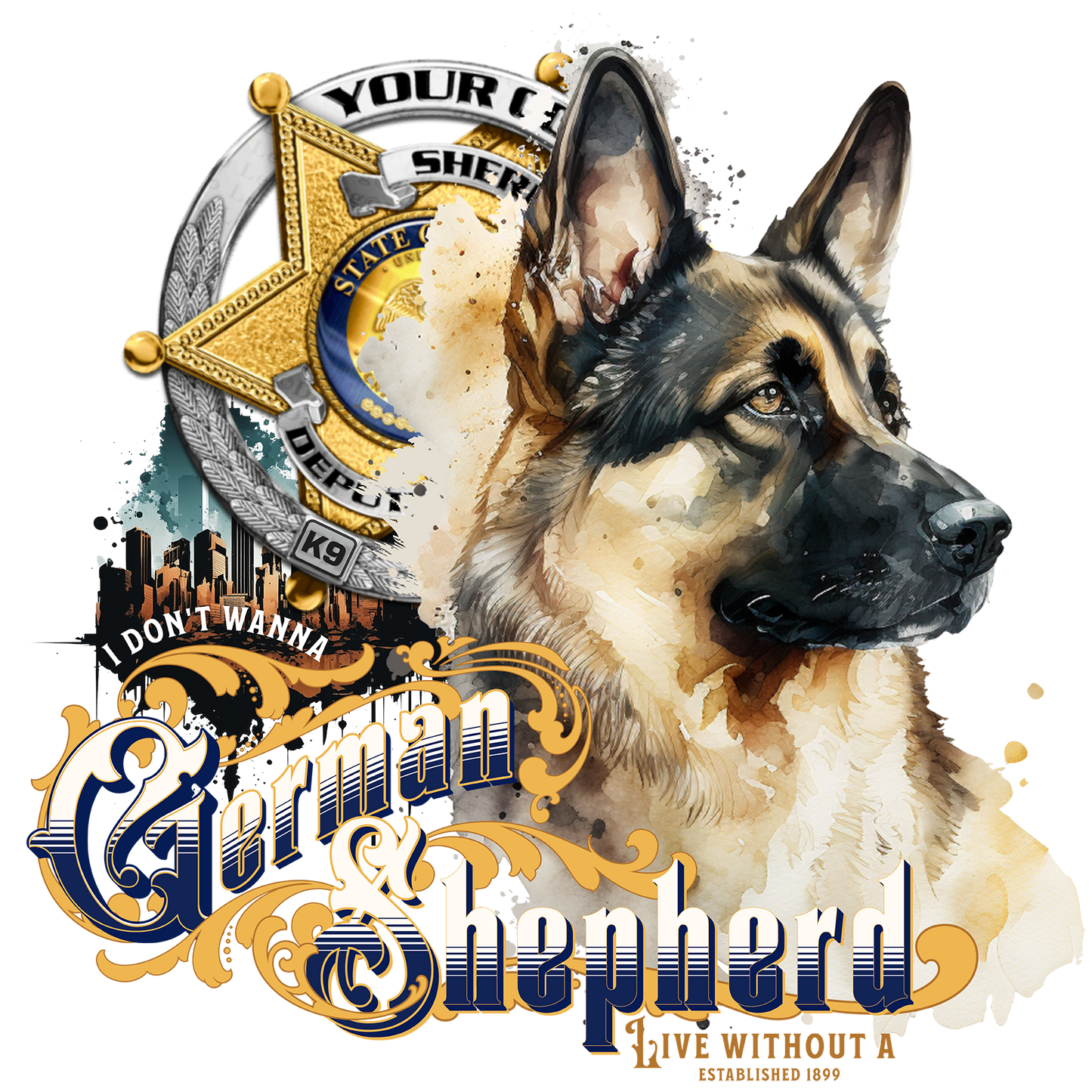 German Shepherd - Tableau décoratif