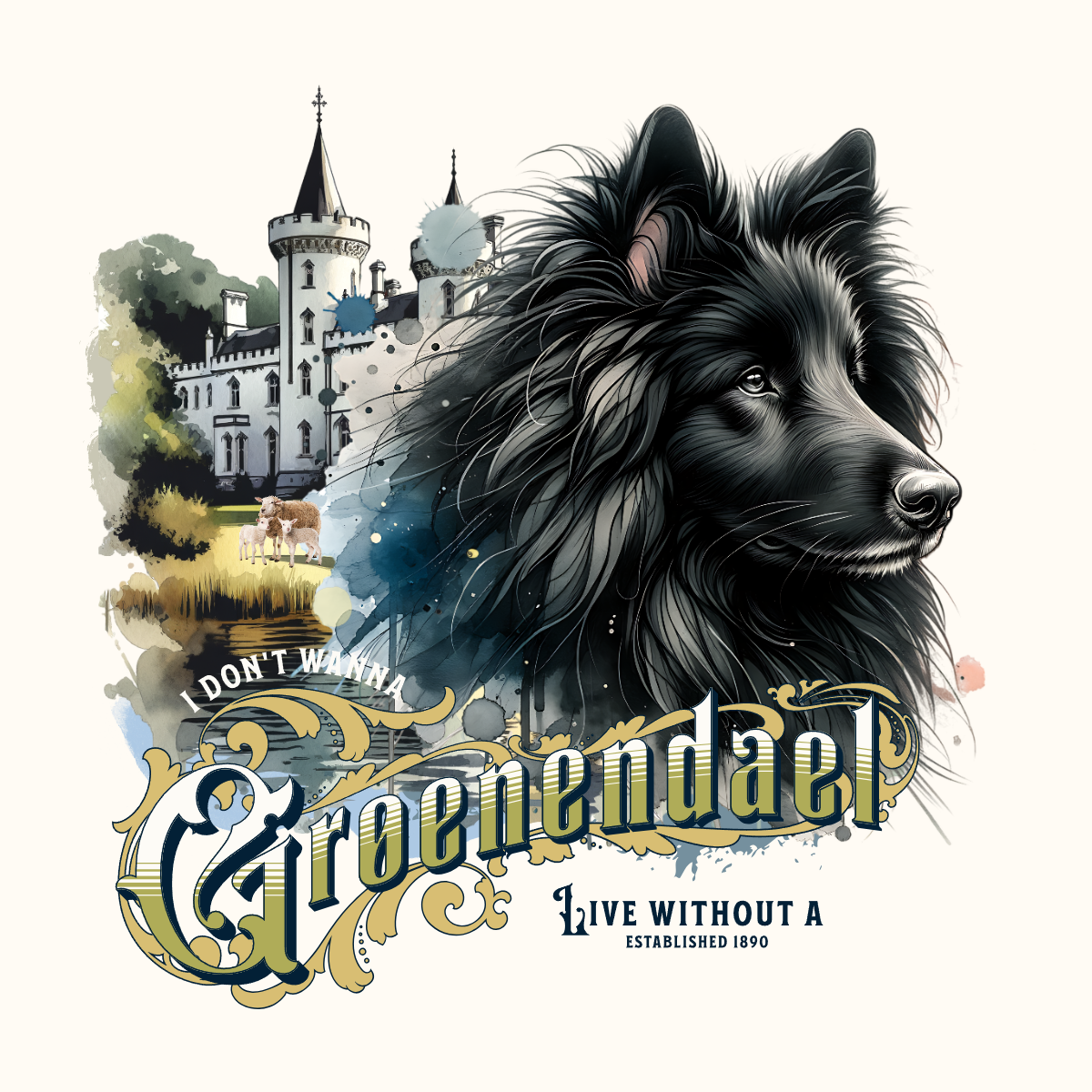 Groenendael - Tableau décoratif