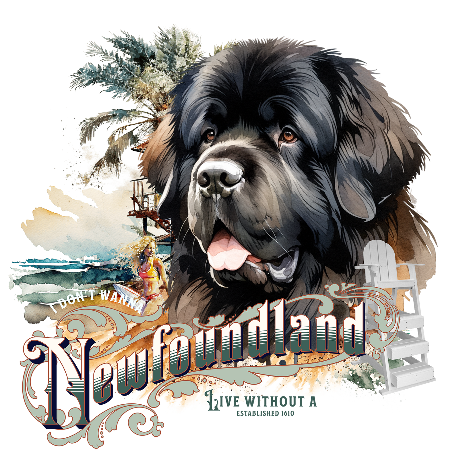 Newfoundland - Tableau décoratif