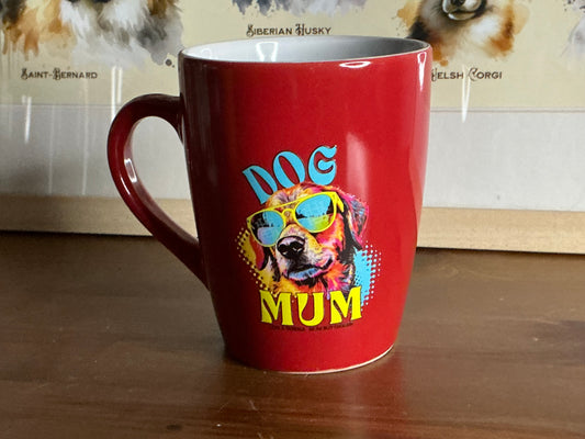 Mug rond "Dog Mum" modèle 1 | 38CL