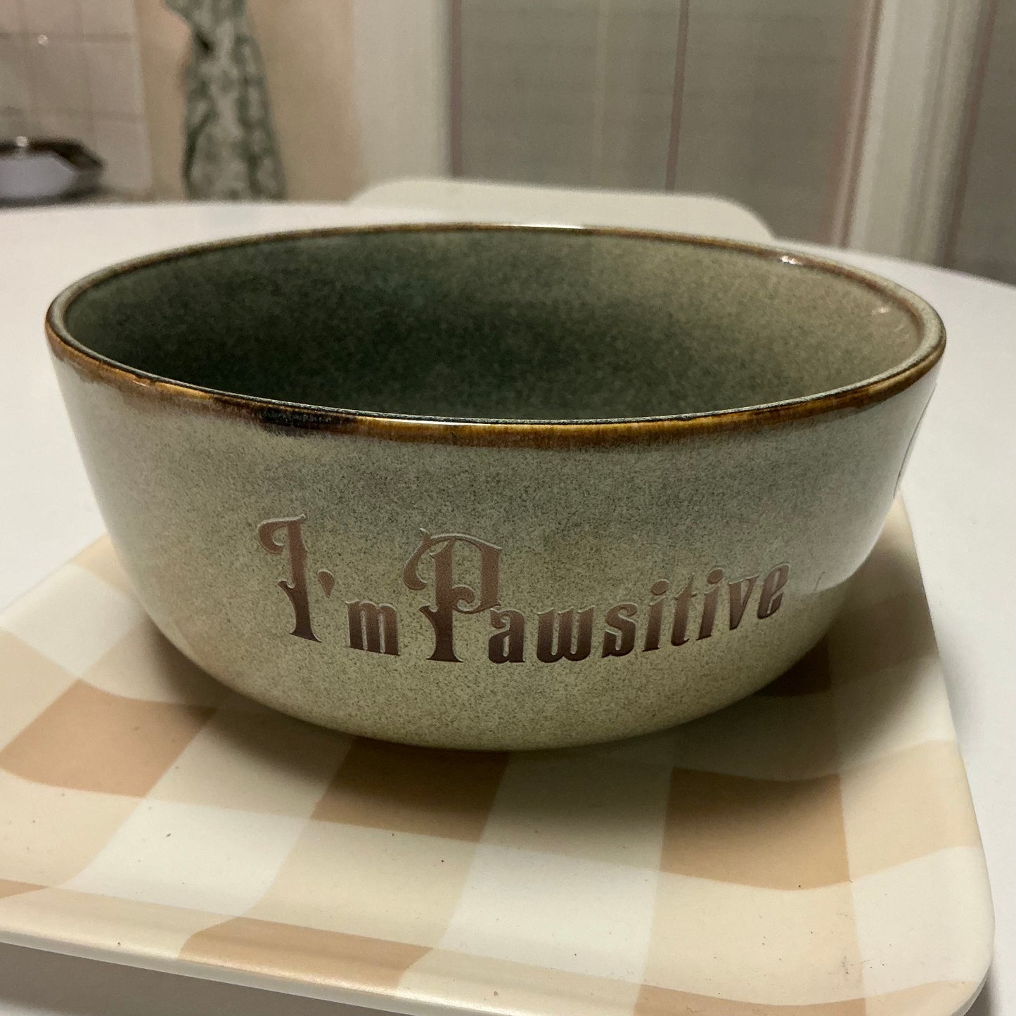 Bol à céréales en grès