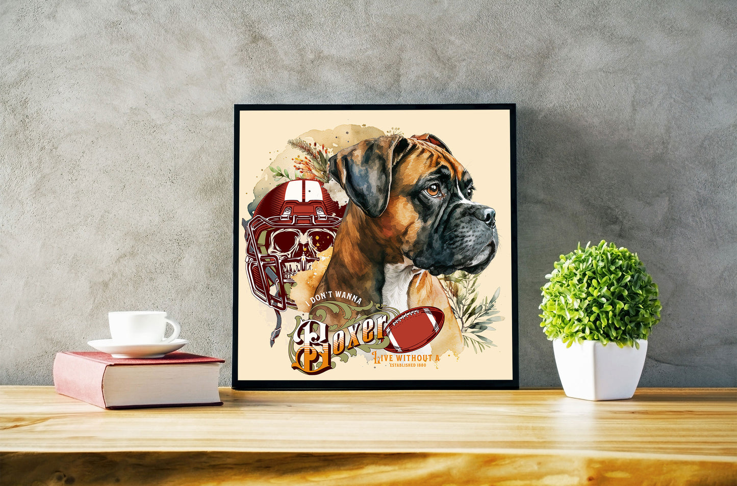 Boxer - Tableau décoratif