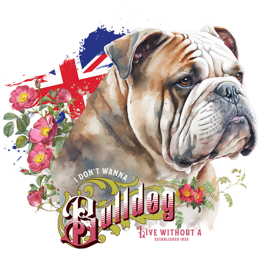 Bulldog - Tableau décoratif