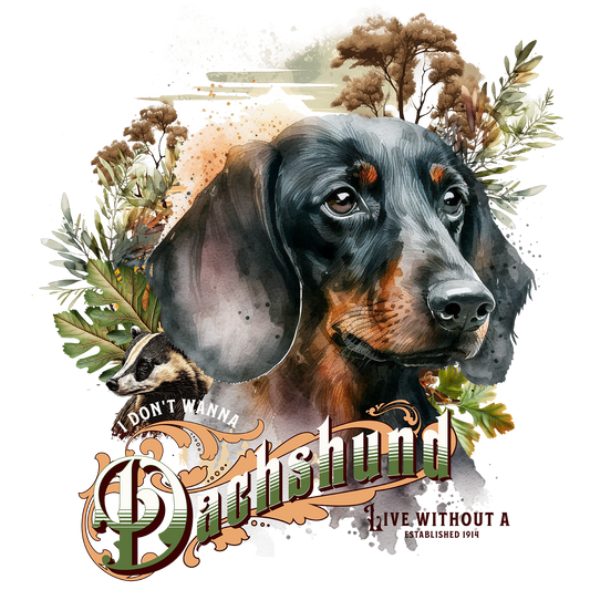 Dachshund - Tableau décoratif