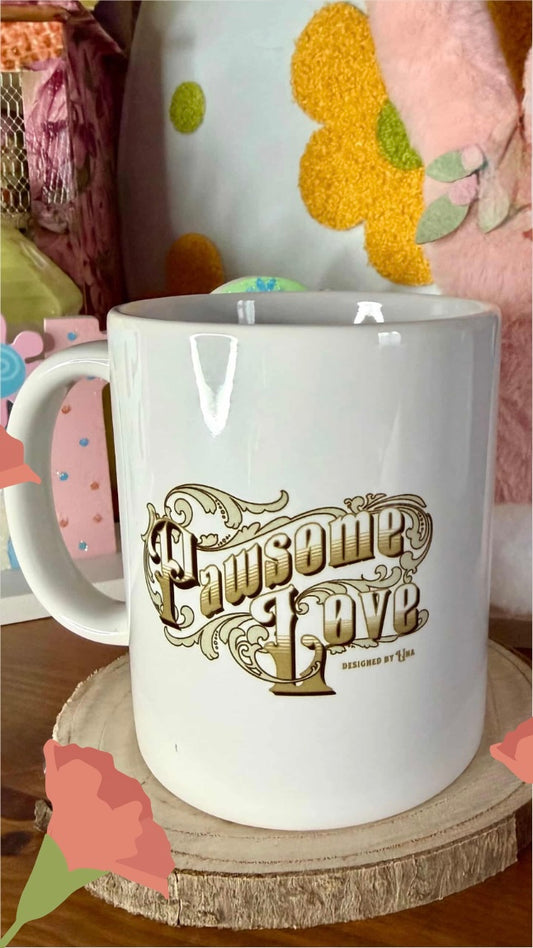 Mug rond "Pawsome Love" | 33CL
