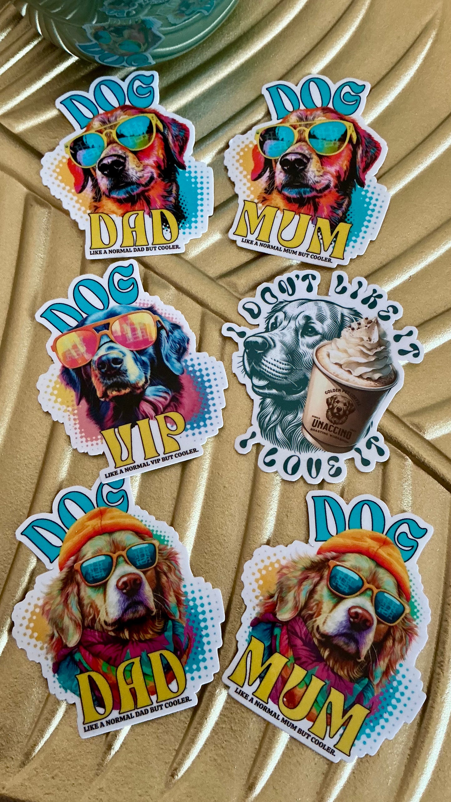 Stickers. Lot de 6.