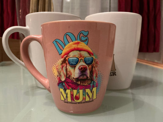 Mug rond "Dog Mum" modèle 2 | 22 cl
