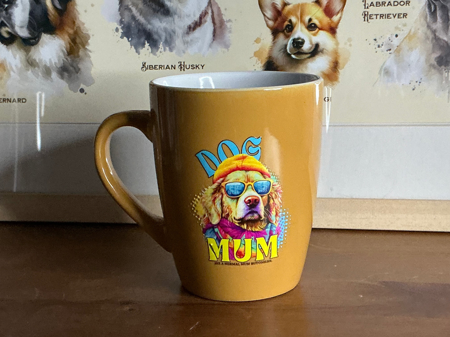 Mug rond "Dog Mum" modèle 2 | 38CL