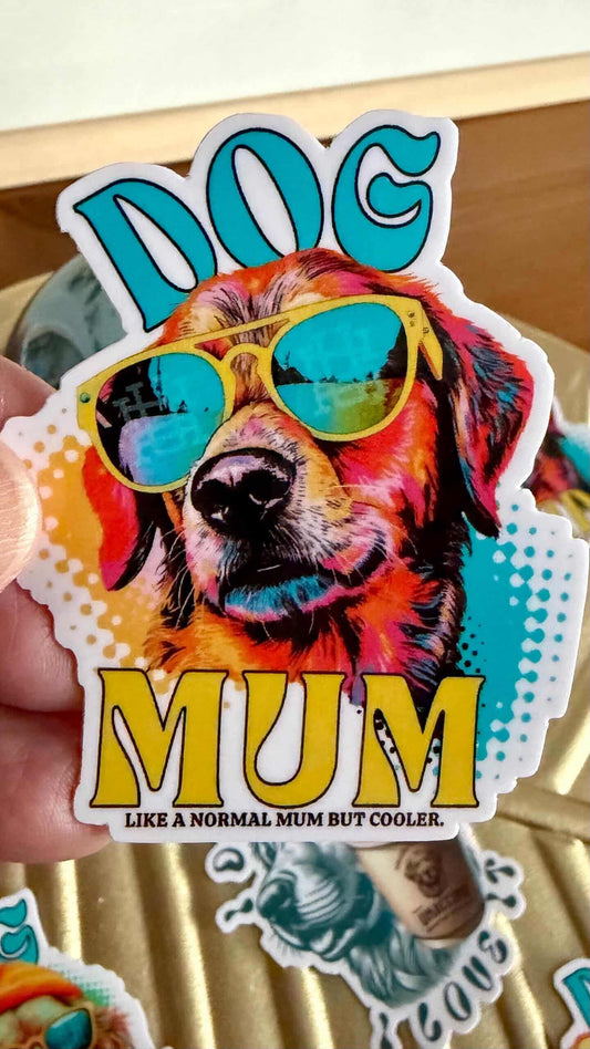 Sticker Dog Mum Summer