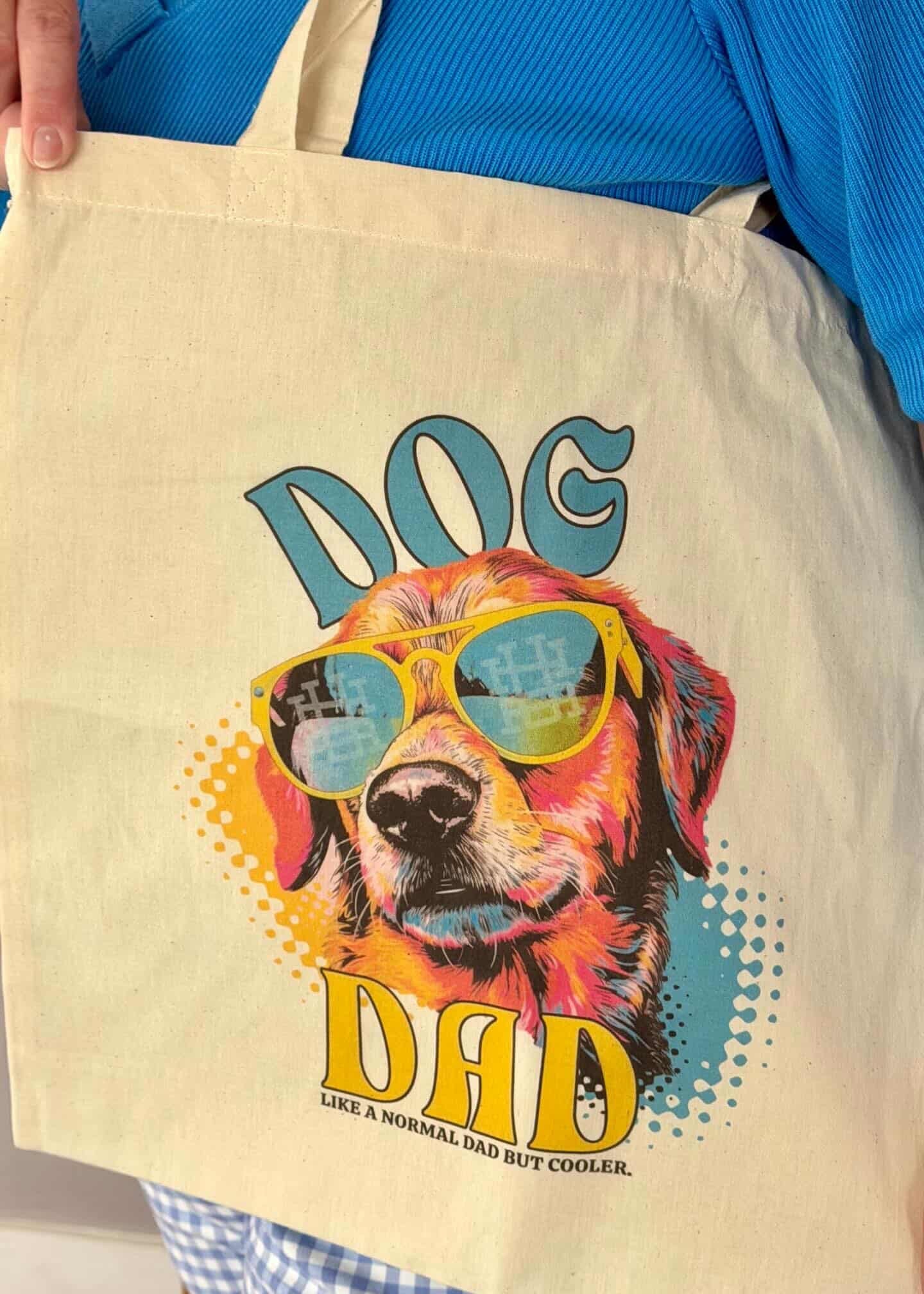 Tote-Bag Dog Dad summer by Una