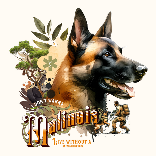 Malinois - Tableau décoratif