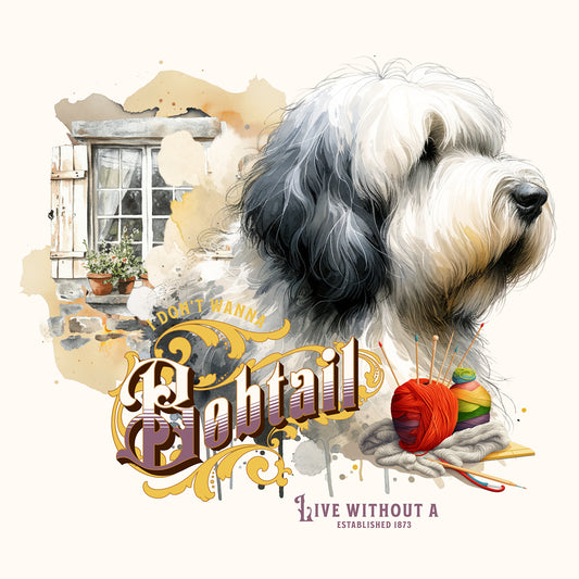 Old English Sheepdog - Tableau décoratif