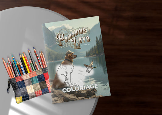 Pawsome Love Coloriage