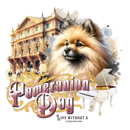 Pom Dwarf Spitz - Tableau décoratif