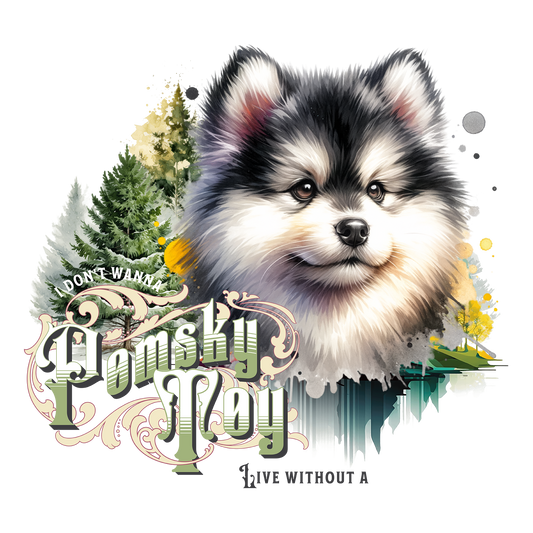 Pomsky Toy - Tableau décoratif