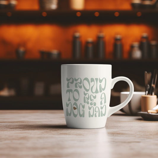 Mug rond "Proud Dog Dad"  | 38CL