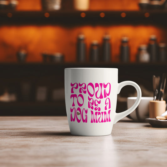 Mug rond "Proud Dog Mum"  | 38CL