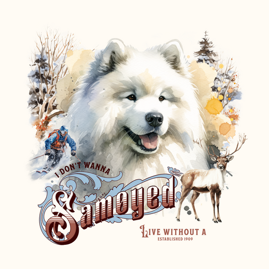 Samoyed - Tableau décoratif