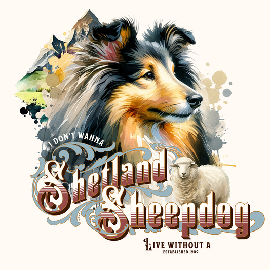 Shetland Sheepdog - Tableau décoratif