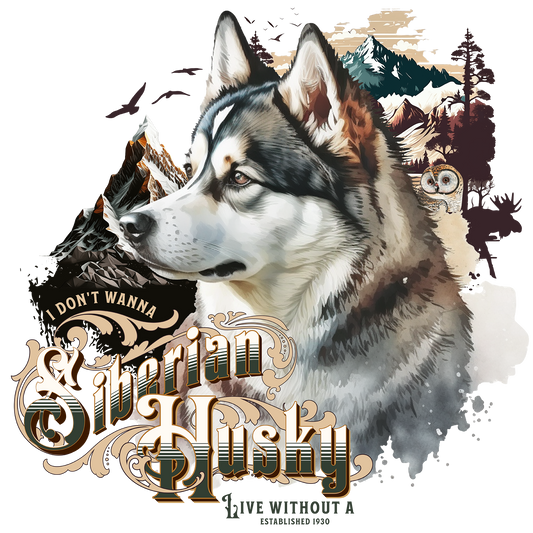 Siberian Husky - Tableau décoratif