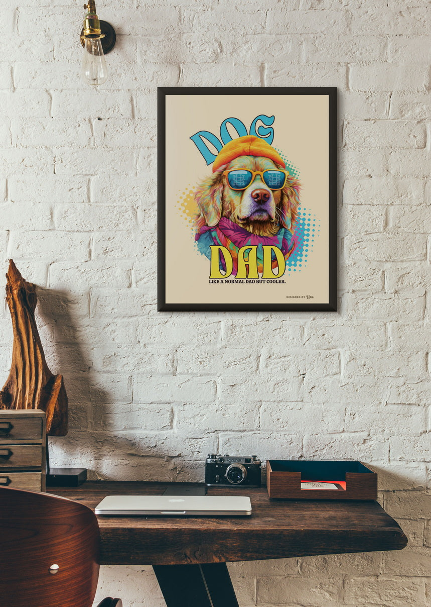 Affiche "Dog Dad"- modèle 2