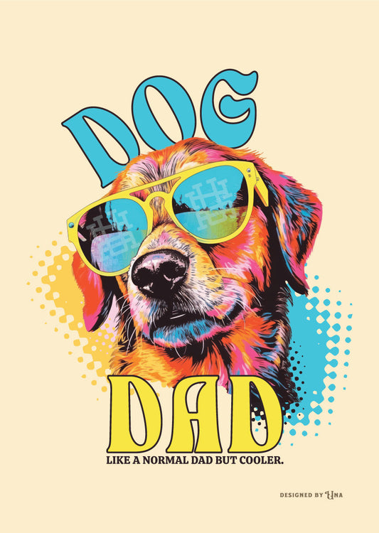 Affiche "Dog Dad"- modèle 1